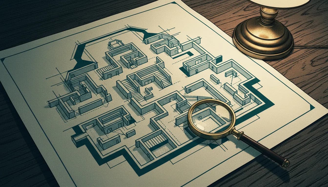 Forsiden af Strange Buildings — Pushkin Press — 2026