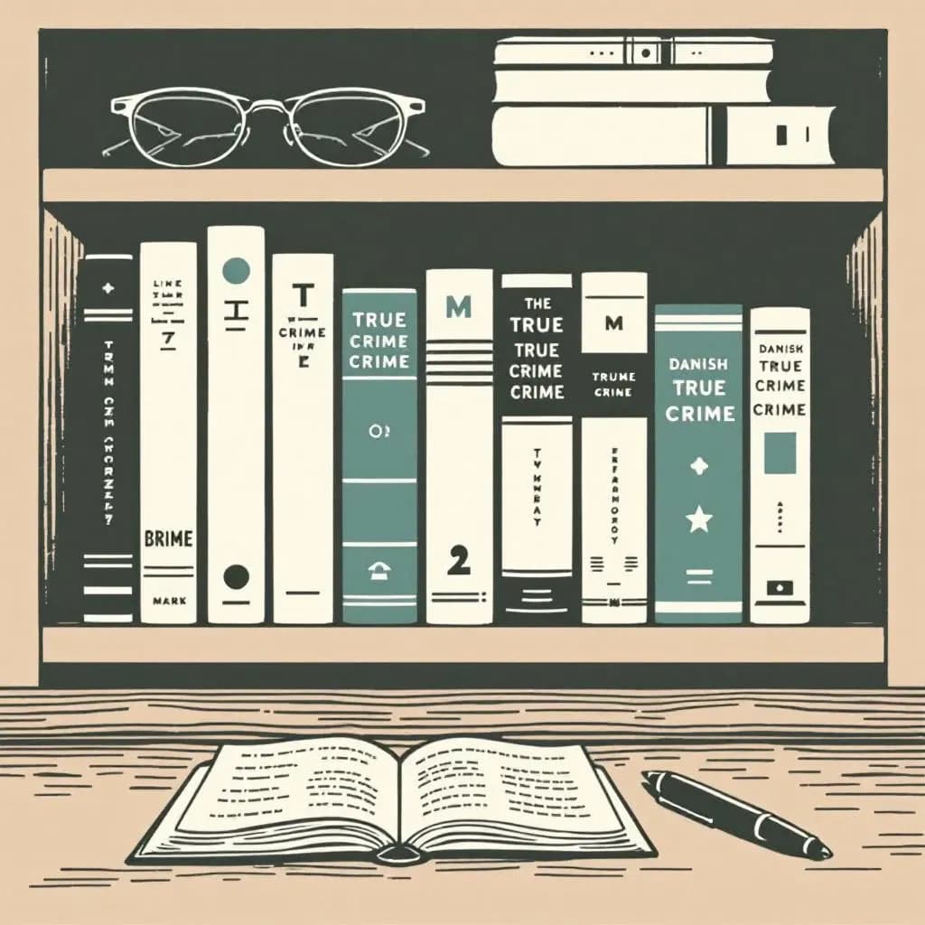 Top 10 True Crime Bøger på Dansk, KrimiNyt topliste