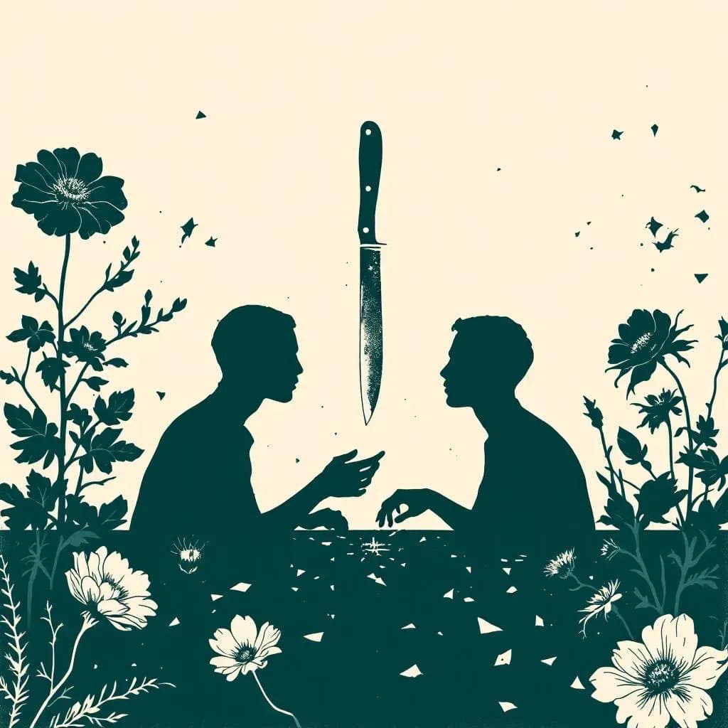 venskab og mord — Krimidex illustration
