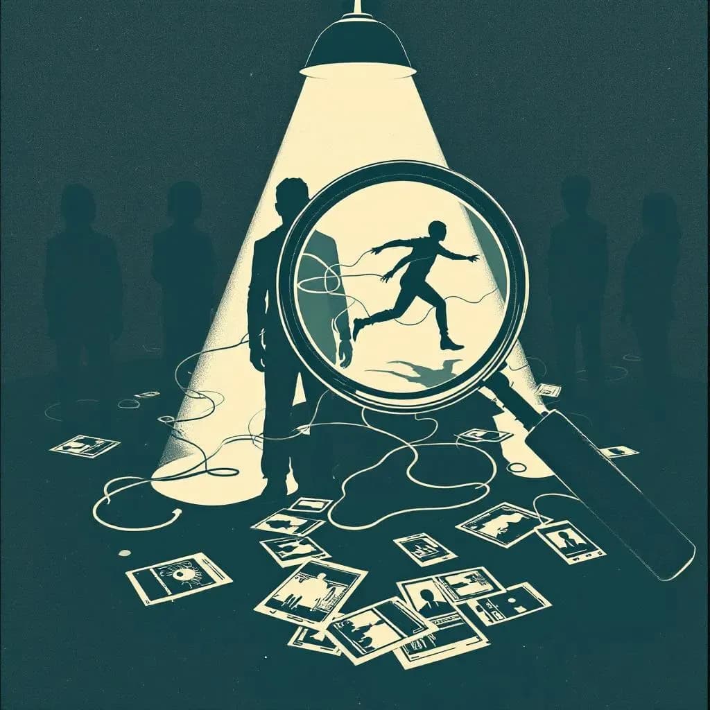 bandeefterforskning — Krimidex illustration