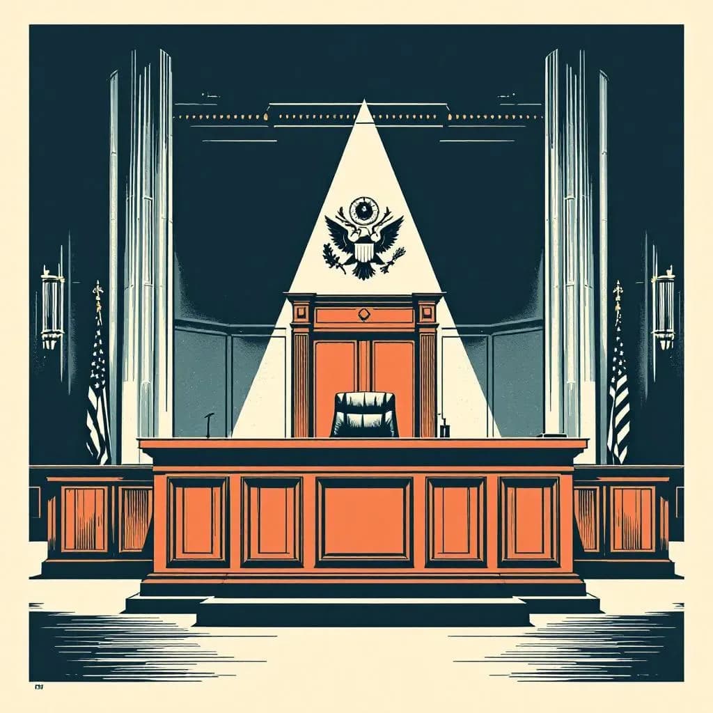 amerikanske retssag — Krimidex illustration