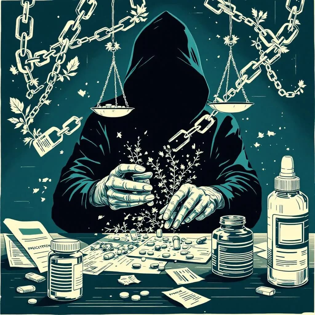 medicinalforbrydelse — Krimidex illustration