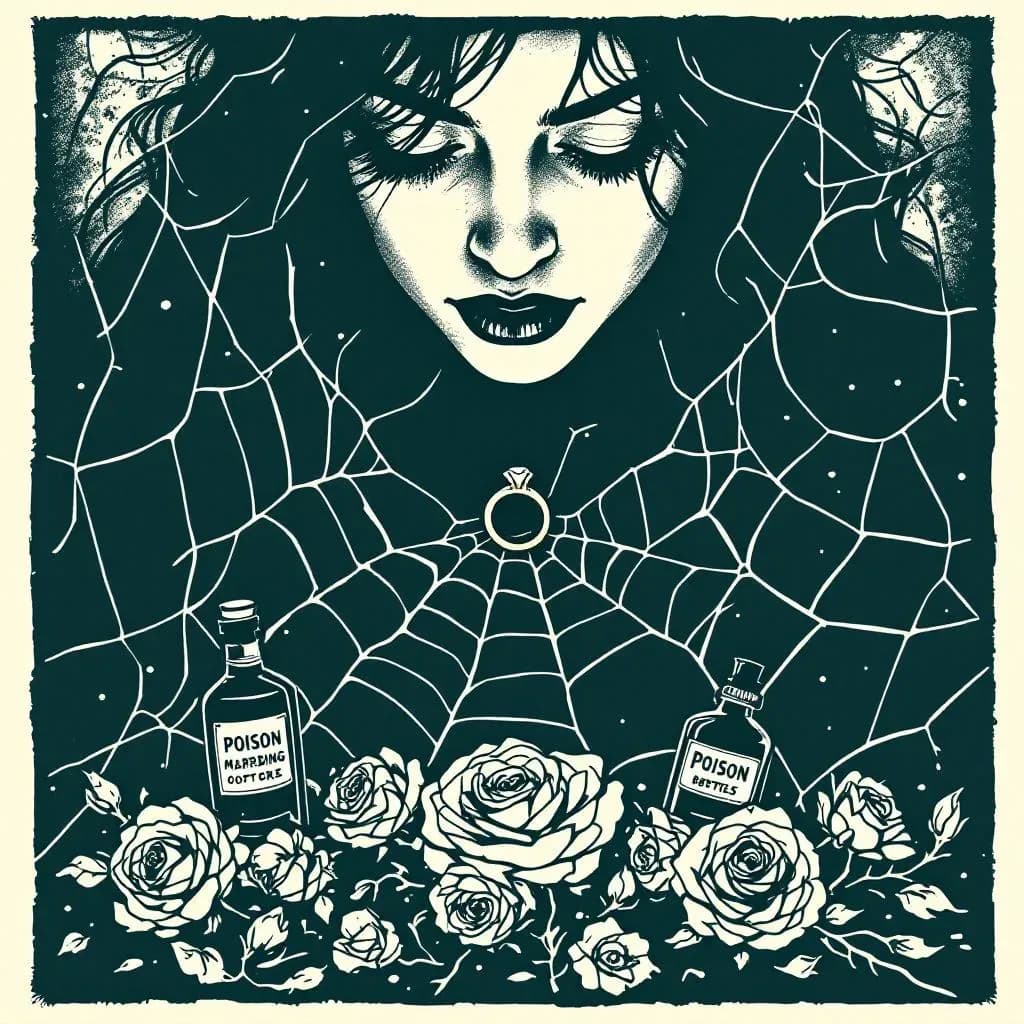 black widow — Krimidex illustration