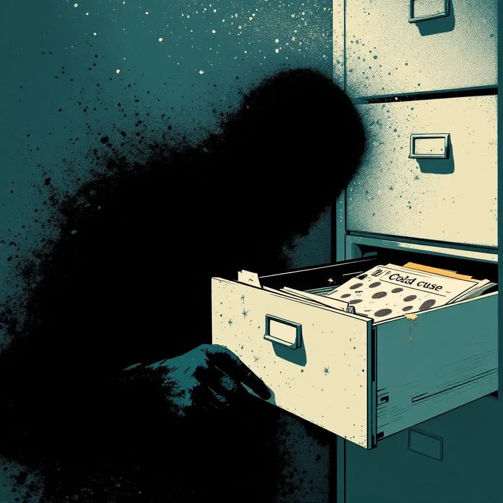 uopklarede mord — Krimidex illustration