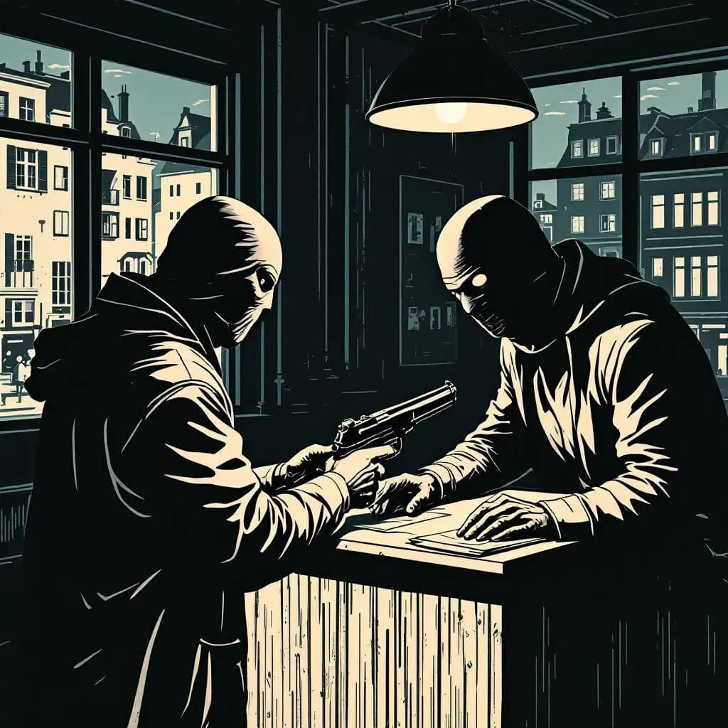 Bankrøveri i Østerbro — Krimidex illustration