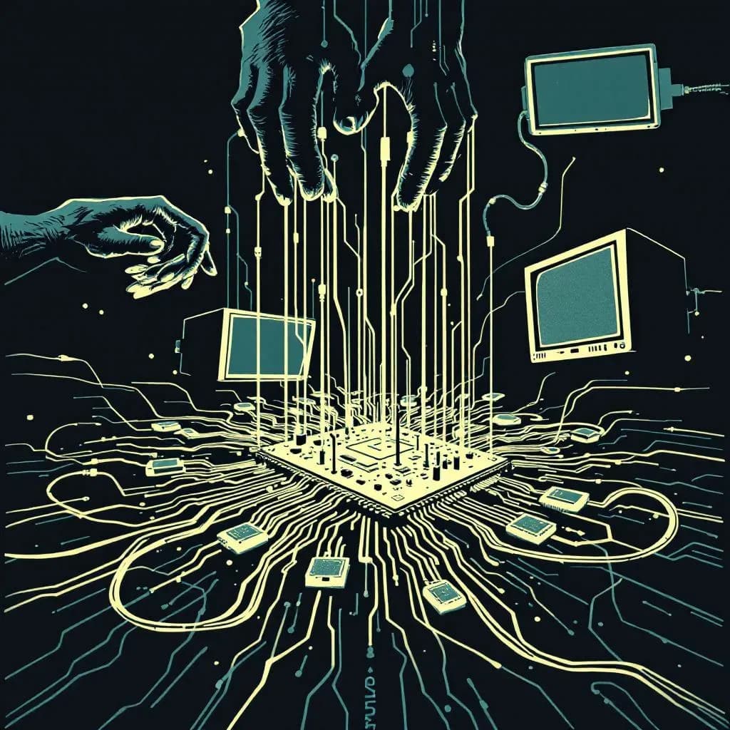cybersvindel — Krimidex illustration