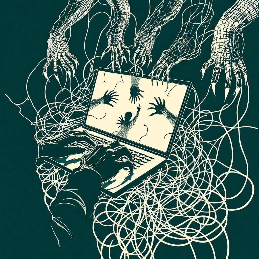 digitale bedrageri — Krimidex illustration