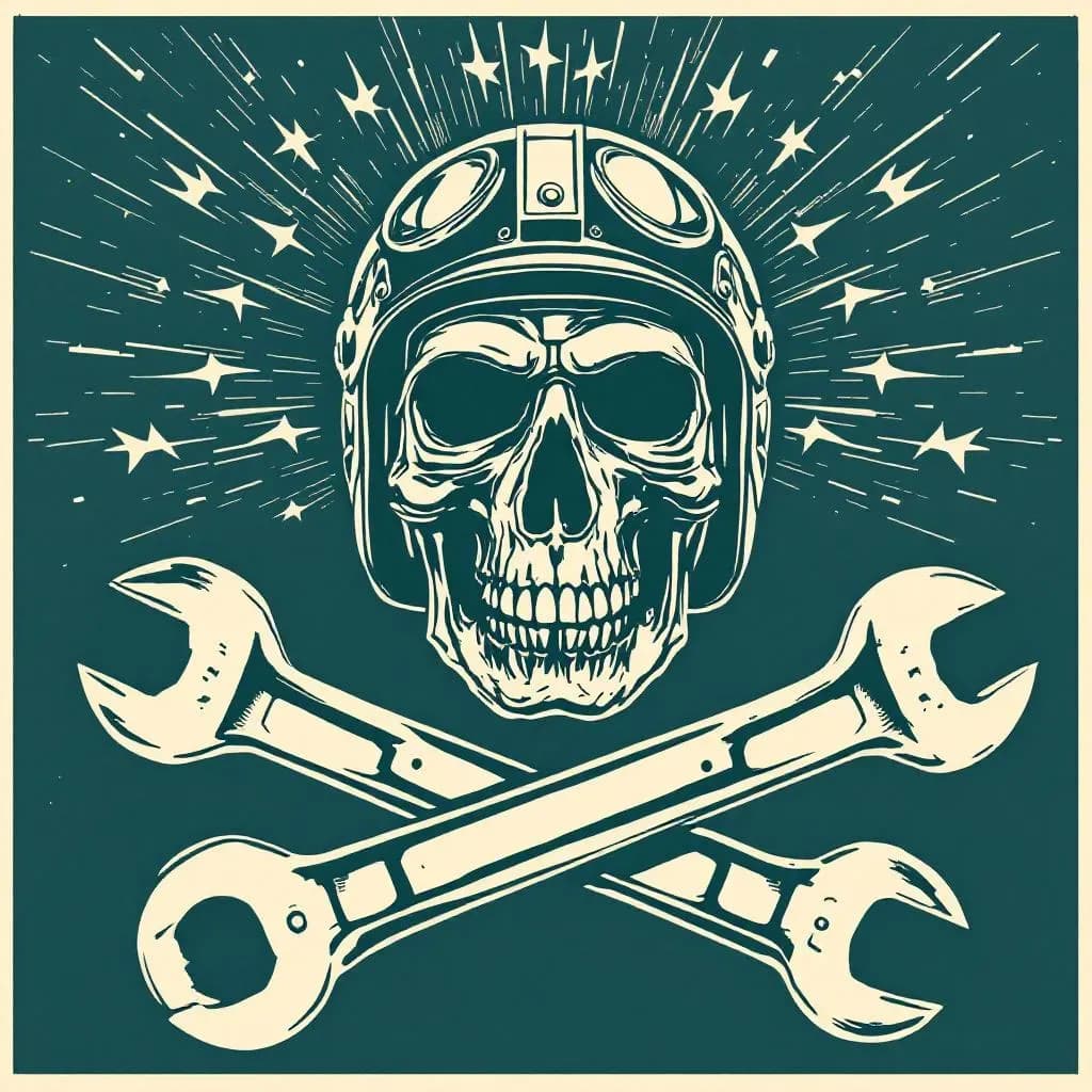 Rockerklub — Krimidex illustration